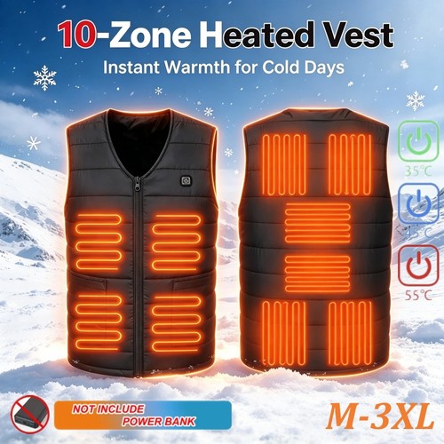 Electric heated vest - vest, 10