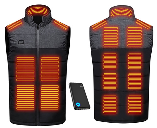 Mens heated gilet with - mens,