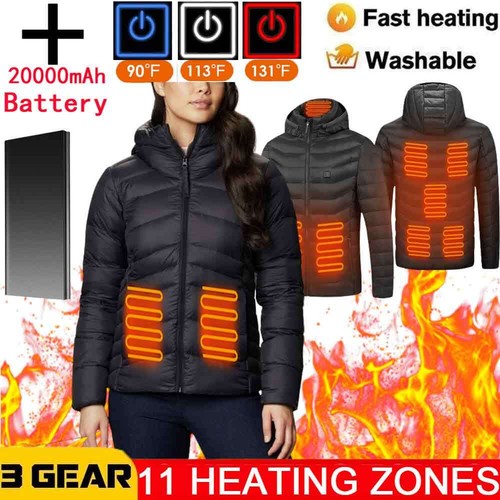 Winter heated jacket - heated, with