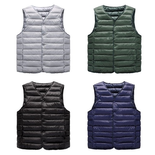 Men quilted waistcoat - quilted,