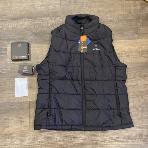 Ororo heated padded vest men - heated,