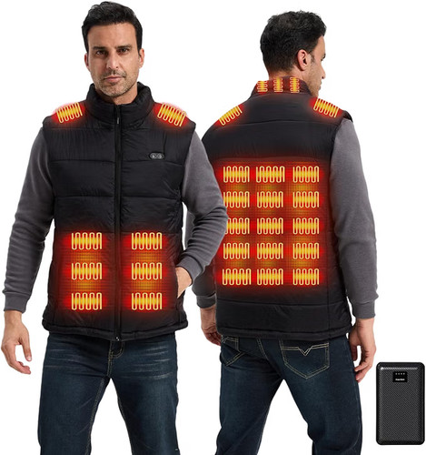 Zones heated gilet - gilet, with
