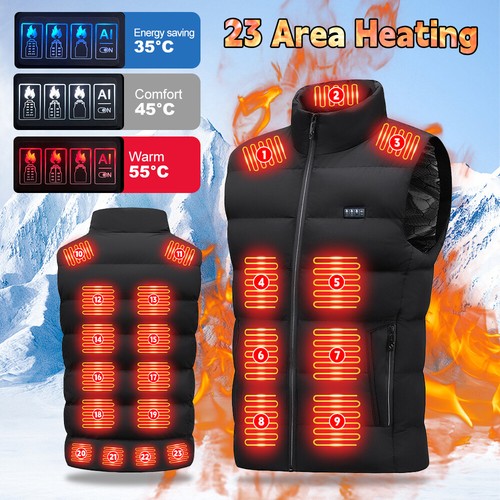 Winter heated vest - heated,