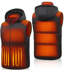 Mens Multi-Zone Heated Hooded