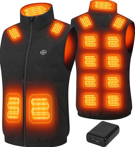 Mens heated gilet - heated,