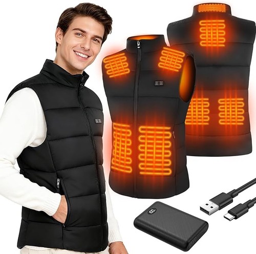 Heated gilet vest - heated,