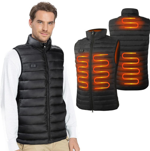 Mens multi zone heated gilet - multi-zone,