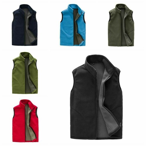 Men fleece full zip - fleece, waistcoat