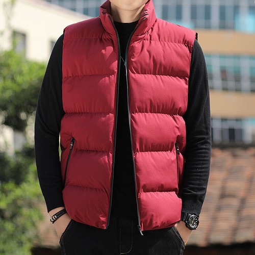 Men quilted padded waistcoat - quilted,