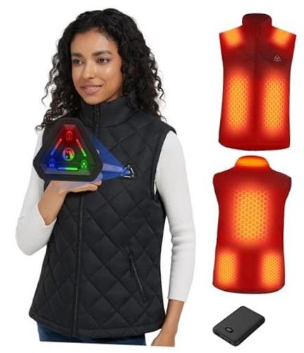 Heated vest for women men - heated,
