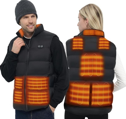 Mens multi zone heated gilet - mens,