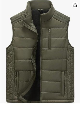Men quilted padded gilet - quilted,