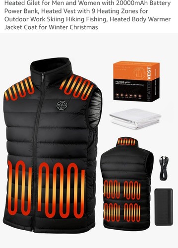 Heated gilet for men - heated,