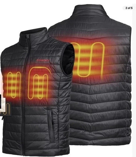 Conqueco men heated vest - heated,