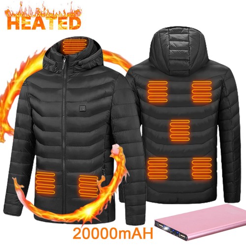 Hooded heating coat electric - hooded,