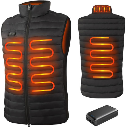 Mens multi zone heated gilet - multi-zone,