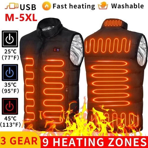 Heated vest warm gilet - vest,