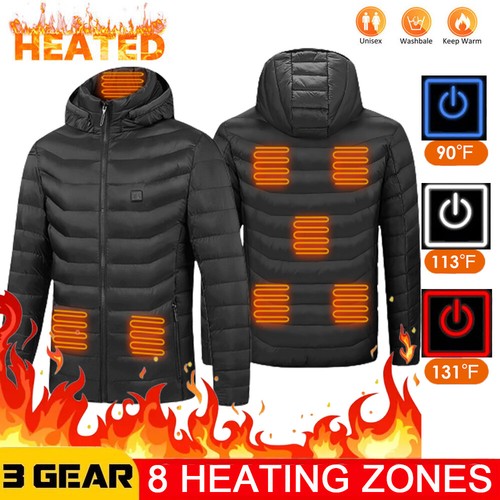 Electric heated coat - electric, for