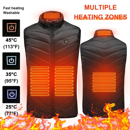 Usb electric heated vest - usb,